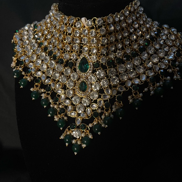 Jewelry - Limited time only SALE. Indian bridal jewelry. in green.